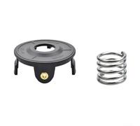 Tapa con resorte para 195858-1 231352-0 compatible con Dur181z Dur181rf Piezas de repuesto para cortacésped Cubierta de plástico Módulo de resorte de acero para herramientas al aire libre Kit de