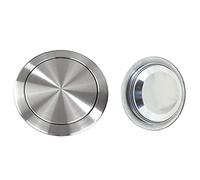 Tapa Con Solapa De Equilibrio Para Cubo De Basura Y Desperdicios De Encimera Empotrados - Tapa De Cubo De Basura Empotrada De Acero Inoxidable Con Ojal Para Bote De Basura De Cocina