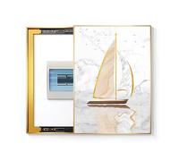 Tapa Contador Luz, Cuadro para Tapar Cuadro Electrico, Tapa Contador Luz Decorativa Para Sala de Estar, Hogar y Oficina(B-G,50x70cm/20x27″)