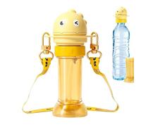 Tapa Convertidora con Pajita para Botella de Agua - Adaptador de Pico para Botella | con Pajita para Lata de Refresco - para Niños Jóvenes Adultos Campistas Deportistas