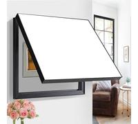 Tapa Cuadro Electrico Caja de Distribución de Energía Abatible, Cubierta Decorativa para Panel Eléctrico, Cubierta para Caja de Interruptores(Style A,60 x 40 cm (23 5/8" x 15 3/4"))