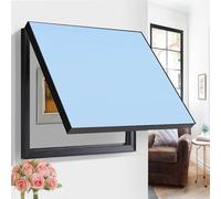 Tapa Cuadro Electrico Caja de Distribución de Energía Abatible, Cubierta Decorativa para Panel Eléctrico, Cubierta para Caja de Interruptores(Style B,55 x 45 cm (21 5/8" x 17 3/4"))