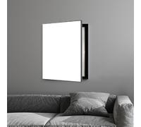 Tapa Cuadro Electrico Cubierta de Caja de Disyuntor Montada en la Pared Blanca, Cubiertas de Caja de Fusibles Decorativas con Clavos Sin Dejar Rastro, Oculta la Fea Cubierta del Panel Eléctrico(WXL-45