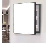 Tapa Cuadro Electrico Cubiertas para Paneles de Disyuntores de 30, 35, 40, 45, 50 y 60 Cm, Gabinete para Paneles Eléctricos Negro, Blanco y Gris, Caja para Medidores Eléctricos Oculta(White,60 x 80cm