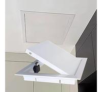 Tapa Cuadro Electrico de Aluminio para Pladur para Techo, Trampilla Pladur Reforzada con Muelle, para Acceso Hotel, Dormitorio, Cocina(35x61cm/14x24in)