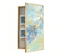 Tapa Cuadro Electrico Decorativo Vertical Grande,Tapa Contador Eléctrico Interior,Cubre Cuadro Electrico,Cubre Contadores De Luz Moderno Para Comedor,Salón,Dormitorio(B-R,40 * 80cm)