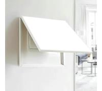 Tapa Cuadro Electrico Panel Eléctrico de Madera en Blanco, Cubierta de Caja de Medidor Eléctrico Multicolor, Tapa Protectora para Colgar en la Pared, Cubiertas de Panel de Disyuntor Vertical(White,70c