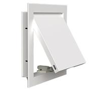 Tapa Cuadro Electrico para Pladur con Botón, Trampilla Pladur Oculta para Fontanería, para Puerta Conducto Ropa, Pared Baño, Mantenimiento Eléctrico(White,22x34in)
