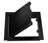 Tapa Cuadro Electrico para Pladur Resistente al Fuego, Trampilla Pladur 20x50cm 60x75cm 75x75cm, Puerta de Acceso Fontanería Panel Pared para Cubrir Agujero, para Oficina, Hotel(Black,10x18in)