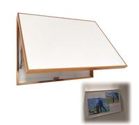 Tapa Cuadro Electrico Tapa Decorativa para Panel de Acceso Eléctrico con Diseños Intercambiables, Pared para Ocultar la Caja de Interruptores, Tapa Protectora(Gold frame,60x50cm(23 5/8x19 3/4"))