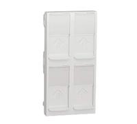 Tapa Cuadruple RJ45 Keystone Polar