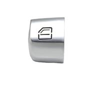 Tapa Cubierta Del Botón Del Interruptor Del Regulador Ventana Interior Del Coche Para Mercedes Para Benz C E GLC S Clase W205 W253 W213 W293 W222 Botonera Elevalunas(Silver 1)