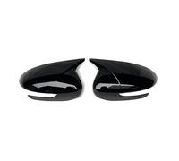 Tapa Cubierta Espejo para Kia para Sportage KX5 2016-2019, Pegatina para Espejo Retrovisor Lateral, Tapa De ala, Moldura De Fibra De Carbono para Puerta Exterior Cubierta Espejo(Gloss Black)