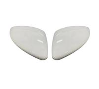 Tapa Cubierta Espejo Retrovisor Puerta Izquierda Y Derecha Adornos Para Peugeot 208 2008 2012-2018 Estilo Repuesto Para Coche 2 Uds(Blanco)