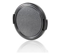 Tapa/cubierta frontal para objetivo de 49 mm con cierre a presión en los laterales. Compatible con objetivos Canon, Nikon, Sony, Pentax y todas las