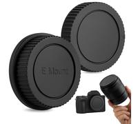 Tapa Cuerpo Frontal y Tapa Trasera de Objetivo, Compatible con Sony E A7R V A7R IV A7R III A7R II A7R/A7 IV A7 III A7 II A7/A7C II A7C/A7S III A7S II A7S / A9 III A9 II A7RV A7RIV A7RIII A7IV A7III