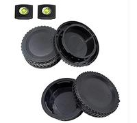 Tapa Cuerpo Frontal y Tapa Trasera Lente para Nikon D7500 D7200 D7100 D7000 D5600 D5300 D5200 D5100 D3500 D3400 D3300 D3200 D3100 D850 D810 D800 D750 D600 Más Nikon F Mount Lente-2 Unidades