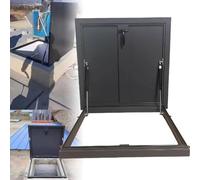 Tapa de Acceso para escotilla de Techo Impermeable - Chapa galvanizada con Recubrimiento en Polvo, 95x95 cm (37,4x37,4 Pulgadas) - Escotilla de Acceso al Techo Duradera p