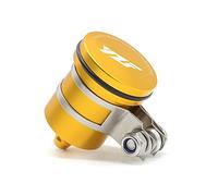 Tapa de aceite para motocicleta, depósito de líquido de frenos y embrague, cubierta de taza de líquido de aceite para YH YZF R1 R3 R6 R25 R125 YZFR3 Yzf (dorado)