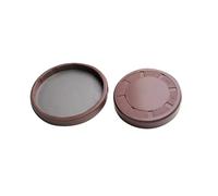 Tapa de aceite reductora tipo EC, Paquete de 2 sellos aceite extremo eje tipo EC nitrilo/flúor 52x(6,5-10) mm for reductores y cajas cambios(Fluorine Rubber,52x10mm)