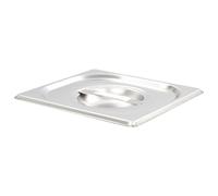 Tapa de acero inoxidable para contenedor GN 1/6, 8 unidades. - Duradero y versátil. - Ideal para cocinas profesionales y hogares - Solución de almacenamiento perfecta