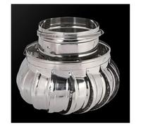 Tapa de acero inoxidable para ventilación de tubería de aire, 160 mm