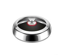 Tapa de acero inoxidable resistente a altas temperaturas para utensilios de cocina de 28 cm y 30 cm (30 cm)