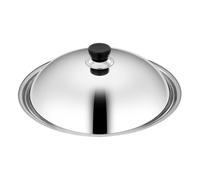 Tapa de Acero Inoxidable, Resistente a La Corrosión, Fácil de Montar, con Asa, Práctica para Uso Doméstico, Redonda, Diámetro 34 Cm
