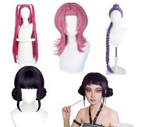 Tapa De Agarre De Peluca De Encaje Ajustable Para Cazadores De Demonios Cosplay, Accesorio De Halloween De Ajuste Seguro Con Malla Transpirable Para Ropa Larga C