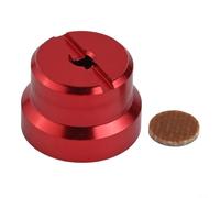 Tapa de ajuste de carrete de aleación de aluminio para SLX DC Half Moon Reemplazo Baitcast Reel Gauge Nut Water Drop Wheel Accesorio (rojo)