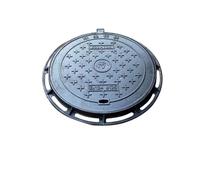 Tapa de alcantarilla, Cubierta redonda duradera para lavabo de aguas residuales con marco, Tapa de cisterna, Tapa De Tanque De Aguas Residuales Redonda(60cm/23.6in)