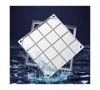 Tapa de alcantarilla empotrada de Acero Inoxidable de Alta Resistencia para Tanque séptico. Tapa Duradera para Pozo séptico de 30x30 cm. Ideal para Uso en Exteriores. Impermeable y Resistent