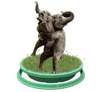 Tapa de alcantarilla empotrada y Resistente para césped, Apta para Jardines, Patios y aceras. Tapa de alcantarilla Oculta y extraíble (diámetro Interior: 100 cm).