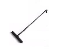 Tapa de alcantarilla en forma de T gancho de elevación portátil cubierta de rejilla de drenaje en carretera herramienta de tracción(B-10MM,15cm)