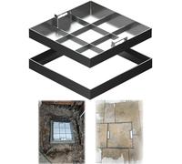 Tapa de alcantarilla Invisible 12 13 14 15 16 17 18 19 20 21 22 23 24 25 26 27 28 29 30 31 32 33 34 35 36 37 38 39 40 41 42 43 Pulgadas, Tapa Cuadrada de Acero Inoxidable para Tanque séptico