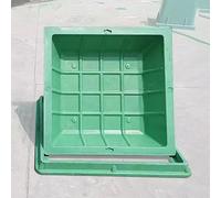 Tapa de alcantarilla, Tapa de Tanque séptico de 30 a 15 Pulgadas, Tapa Verde para Pozo de Aguas residuales Empotrado, Tapa de alcantarilla Cuadrada antirrobo, Tapa de inspección de Resina en