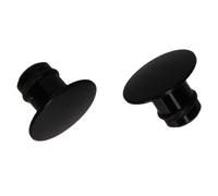 Tapa De Aluminio HIGHSIDER CNC Para Agujero De Espejo M10 Negro Brillante