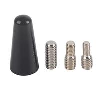 Tapa de Antena, 3 Cm Aleación de Aluminio Panel de Coche Varilla Corta Antena Techo Cubierta Decorativa Adaptador Automático Radio para Jeep