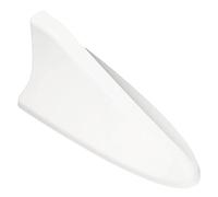 Tapa de antena de aleta de tiburón para coche, cubierta de antena de techo universal para vehículo con forma de difila de filamento del techo de la carcasa aérea, reemplazo de la base (blanco)