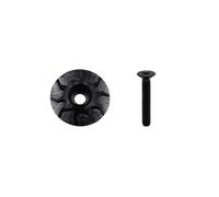 Tapa De Auriculares Ultraligera Aleación Aluminio Para Bicicleta Montaña, Cubierta Con Tornillo Para Tubo Cabeza Horquilla, Accesorios Para Ciclismo(Black)