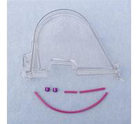 tapa de balancín del árbol de levas Cubierta de correa de distribución y engranaje de leva transparente para motor, polea de leva turbo, compatible con Honda EK Serie D 96-00 Cabezal de cubierta