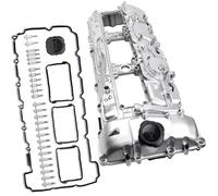 Tapa de balancines Cubierta De Válvula De Aluminio 11127570292 Para N55B30 135i 335i 535i X5 X3 X6 740i 740Li 3.0L Cubierta De Balancín Tapa de culata(Aluminum)
