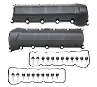 Tapa de balancines Cubierta De Válvula De Motor Derecha/izquierda Para Dodge Para Ram Para Durango Para Dakot 4.7L 2001-2007 53021828AA 53021829AD Tapa de válvula con Junta(Both Side)