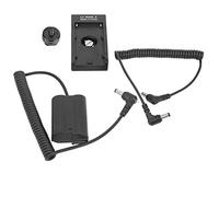 Tapa de batería F01B F970 a EN EL15 Conjunto de batería ficticia de decodificación completa, adaptador de la batería del adaptador de alimentación del puerto DC para DSLR