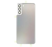 Tapa de batería Tapa de Lente de CÁMARA Compatible con Samsung Galaxy S21+ 5G S21 Plus 5G G996 G996B Tapa Trasera de Vidrio de Repuesto Cuerpo Trasero + Adhesivo de Doble Cara + Lente PL