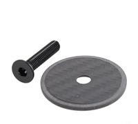 Tapa de bicicleta de fibra de carbono de alto rendimiento con perno de aleación compatible con tamaños de auriculares de 28 6 mm, 31 8 mm, 35 mm (39 mm)