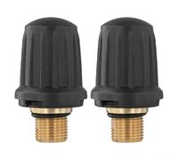 Tapa de bloqueo de seguridad con junta tórica para limpiador de vapor Karcher 4.590-105.0 6.363-279.0 compatible con modelos SC1, SC2, SC3 Series pieza de repuesto (paquete de 2)