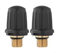Tapa de bloqueo de seguridad de repuesto para Karcher 4.590-105.0 con válvula de seguridad integrada y anillo negro 6.363-279.0 para unidades SC Series y SI2125 (paquete de 2)