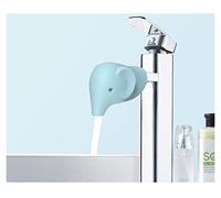 Tapa de boca de bañopara Bañera Baño Seguridad Bebé Protección del Grifo de Silicona Hippo (Azul)