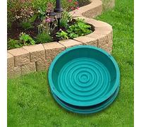 Tapa de boca invisible verde - Tapa de repuesto para tanque séptico de 20 pulgadas, tapa de plantación de césped para patio, aguas residuales, cuenca de drenaje, accesorio de inspección empotrada